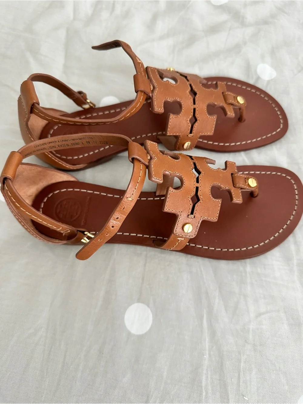 Tory Burch cognac leather